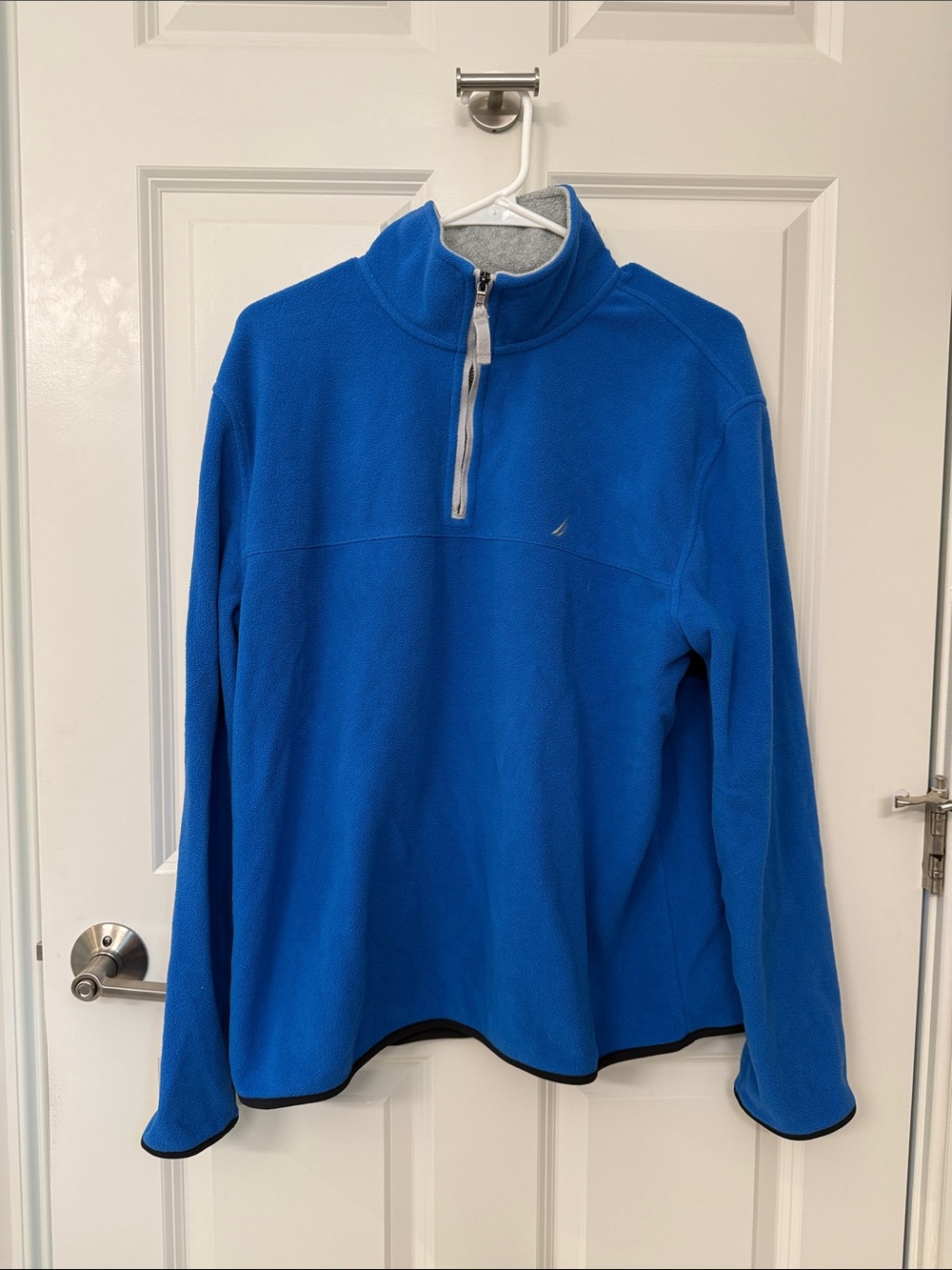 Nautica Royal Blue Quarter-Zip Fleece Pullover